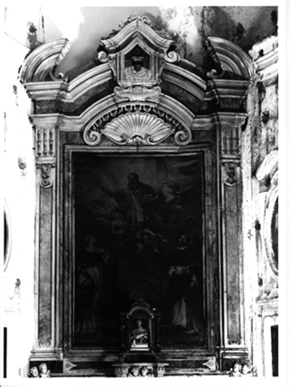 mostra d'altare - bottega napoletana (seconda metà sec. XVIII)