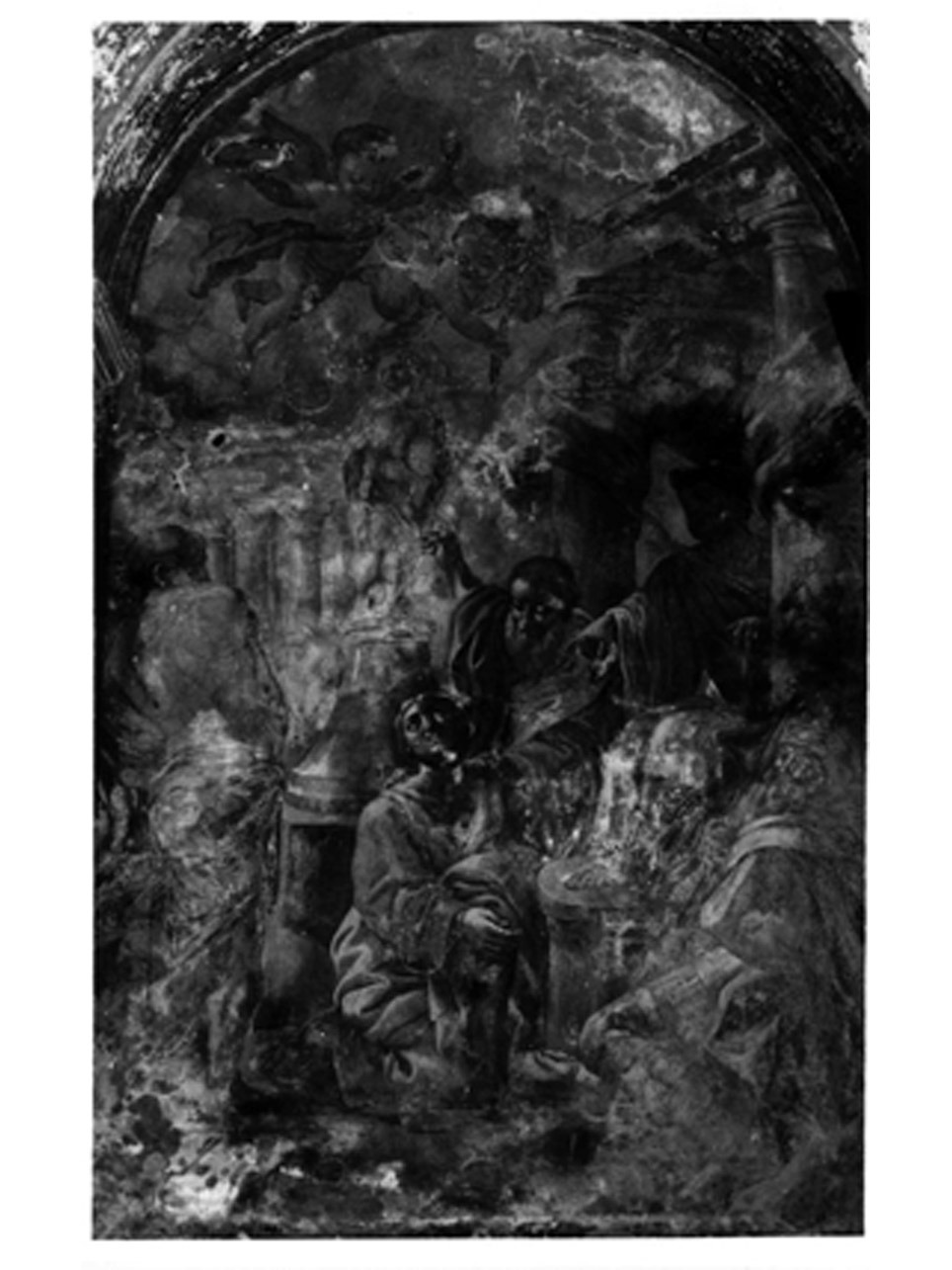 martirio di un santo (dipinto, elemento d'insieme) di Fera Bernardino (seconda metà sec. XVII)