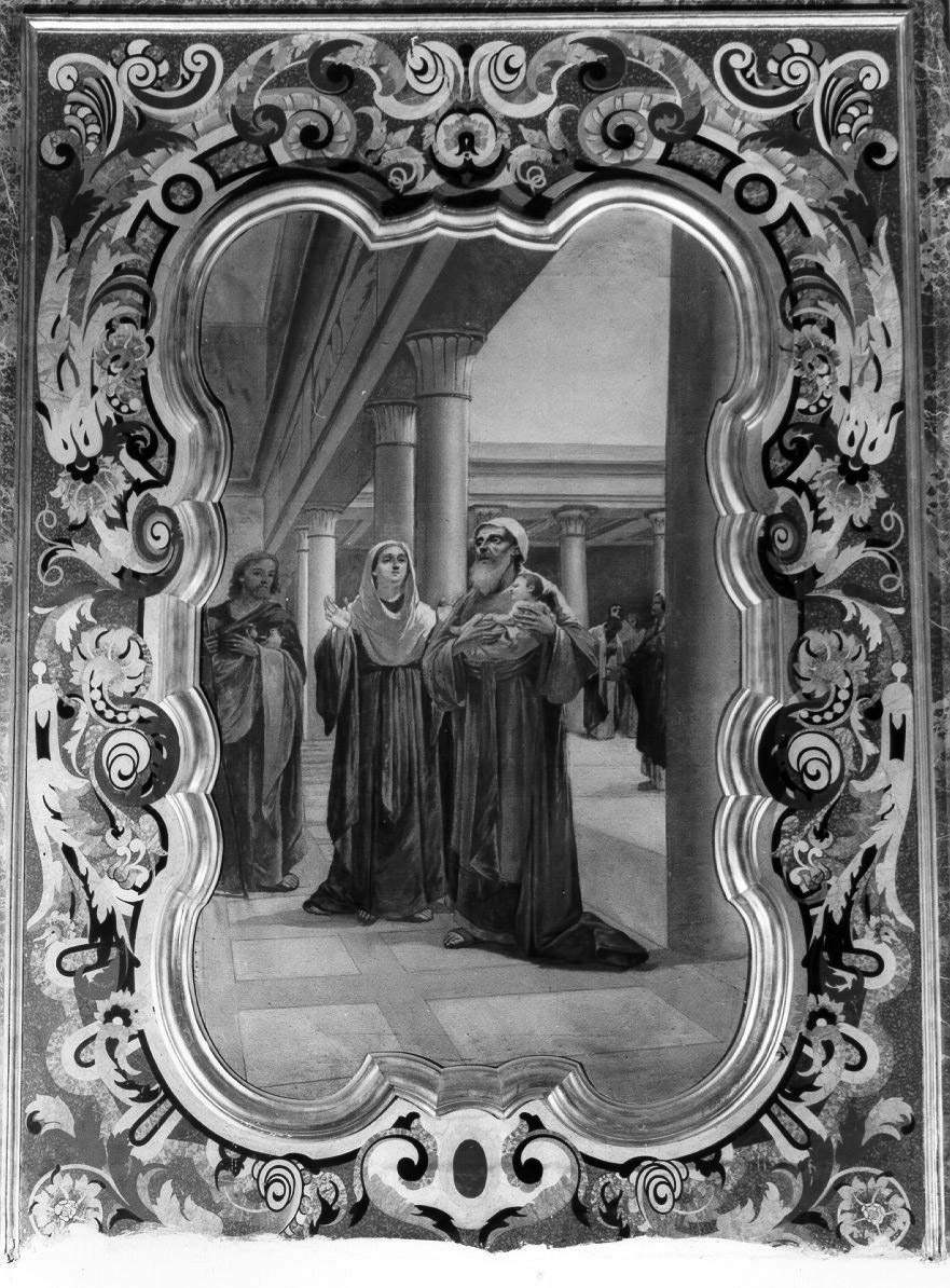 presentazione di Gesù al tempio (dipinto, elemento d'insieme) di Galloppi Vincenzo (inizio sec. XX)