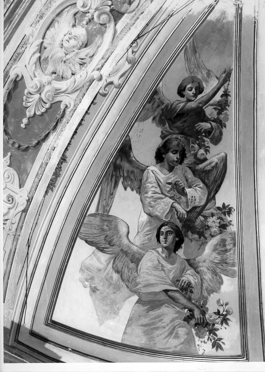 angeli (dipinto) di Galloppi Vincenzo (inizio sec. XX)