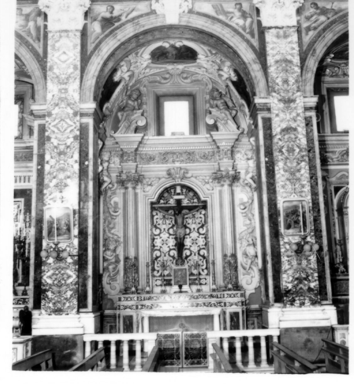 mostra d'altare, elemento d'insieme di Divieno Bartolomeo, Calise Giovanni, Cappiello Pascariello, Ragozzino Giovanni Camillo (sec. XVII)
