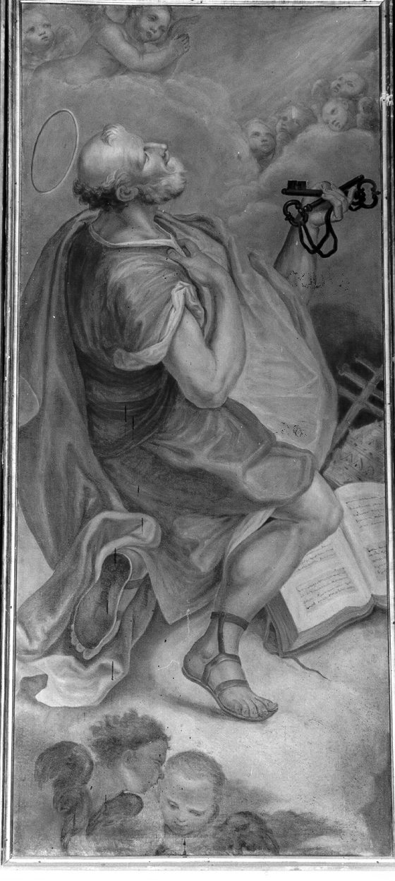 San Pietro Apostolo (dipinto, elemento d'insieme) di Castiglia Ferdinando (ultimo quarto sec. XVIII)