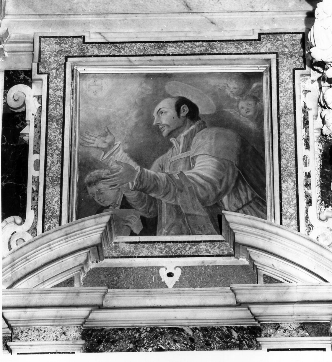 Sant'Ignazio di Loyola (dipinto, elemento d'insieme) di Castiglia Ferdinando (sec. XVIII)