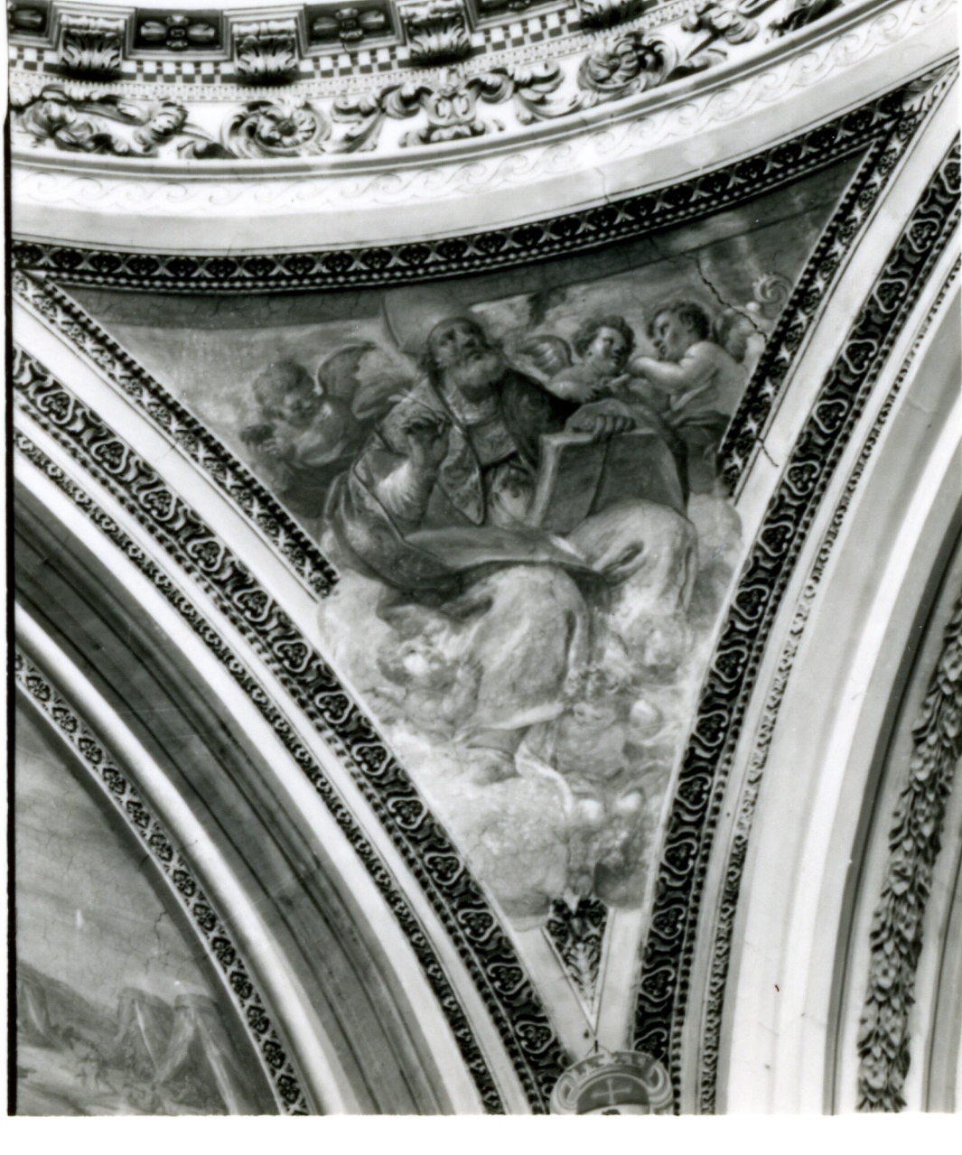 Dottori della chiesa (dipinto, elemento d'insieme) di Viola Domenico detto Cavalier Viola (sec. XVII)