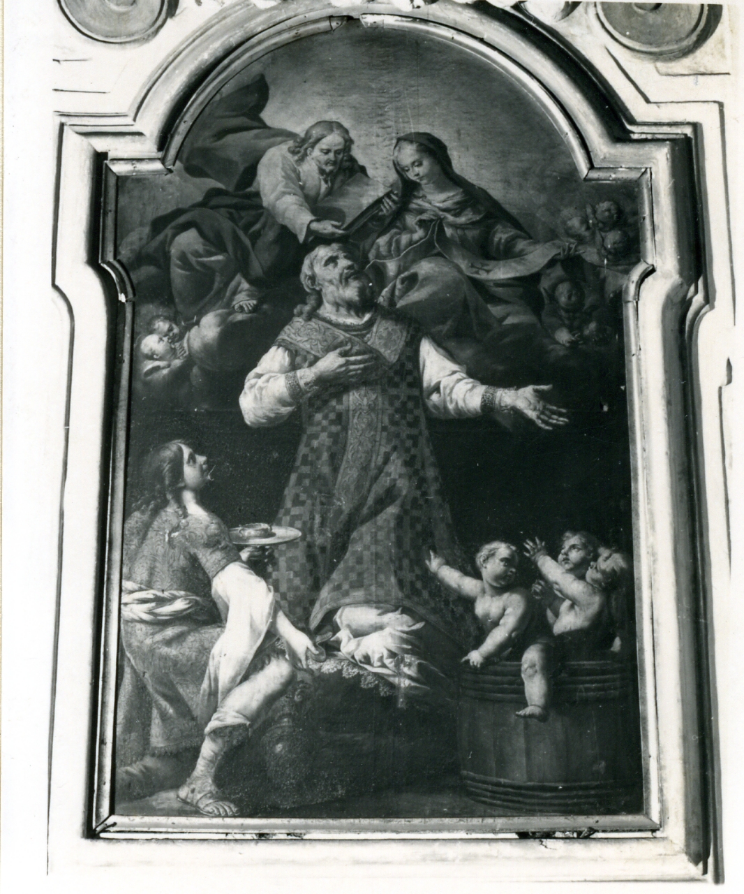 San Nicola di Bari (dipinto) di Vaccaro Lorenzo (ultimo quarto sec. XVII)