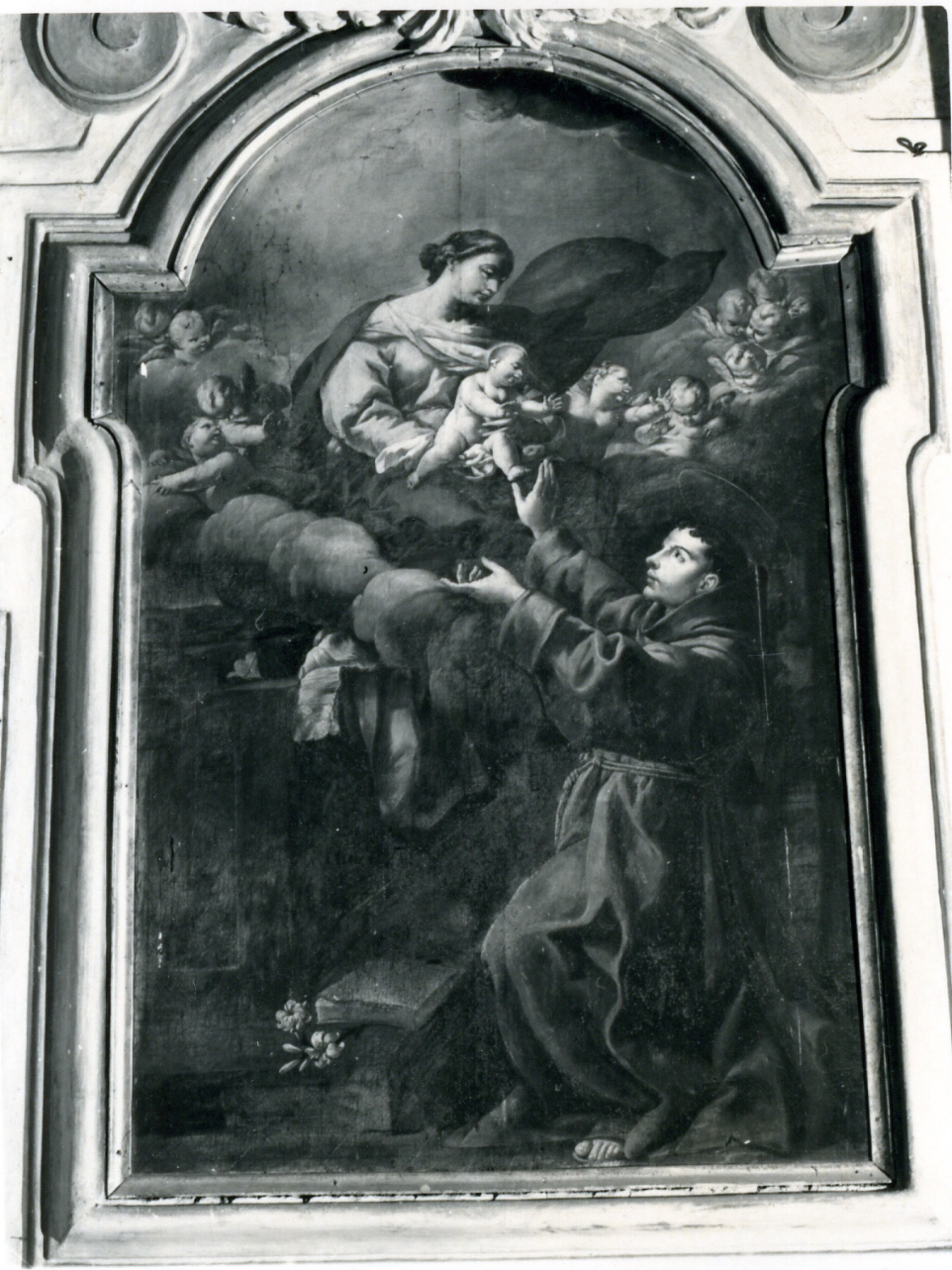 Sant'Antonio da Padova (dipinto) di Vaccaro Lorenzo (ultimo quarto sec. XVIII)