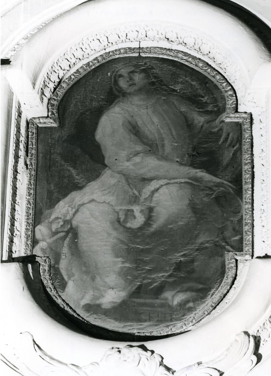 Santa Gertrude (dipinto) di Farelli Giacomo (seconda metà sec. XVII)