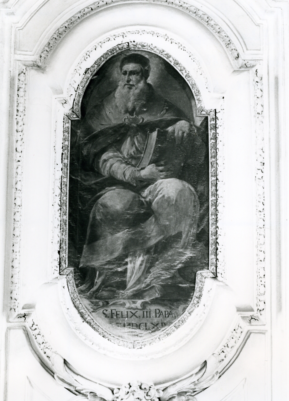 San Felice III papa (dipinto) di Gargiulo Domenico detto Micco Spadaro (sec. XVII)