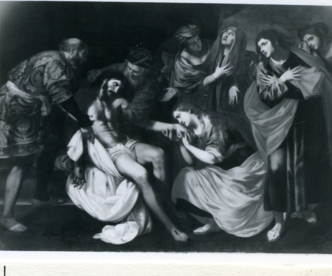 deposizione di Cristo dalla croce (dipinto) di Vitale Filippo (sec. XVII)