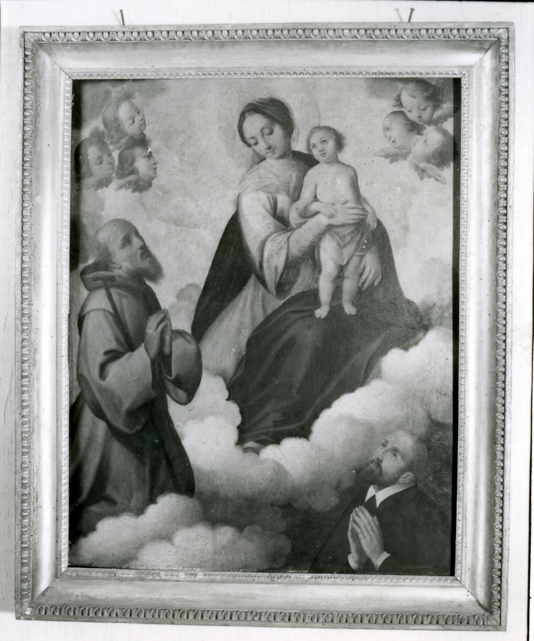 Madonna con Bambino (dipinto) di Imparato Girolamo (inizio sec. XVII)