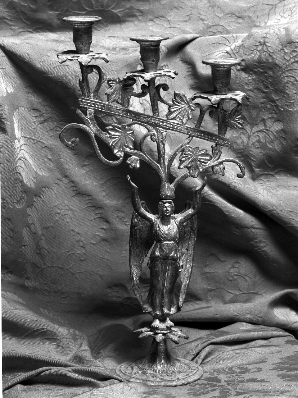 candelabro, serie - bottega campana (sec. XIX)