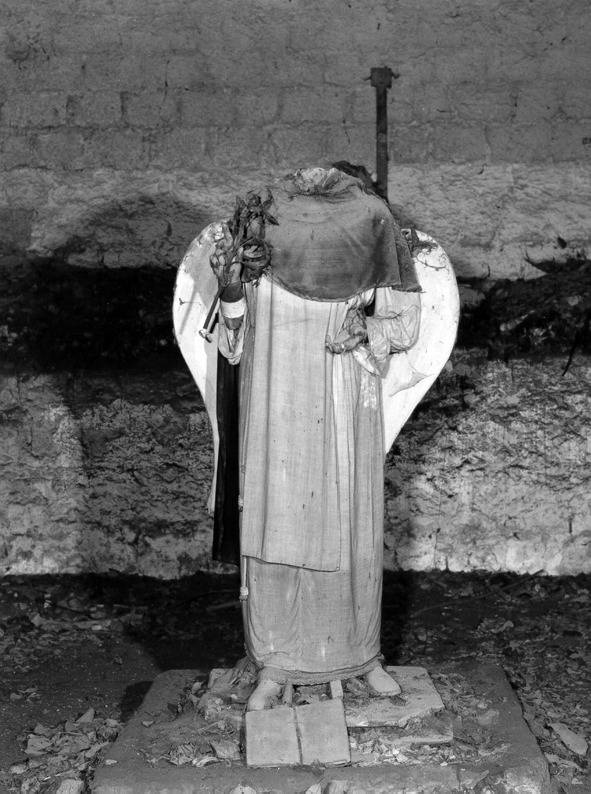 SAN VINCENZO FERRER (STATUETTA DEVOZIONALE) - manifattura napoletana (INIZIO sec. XX)