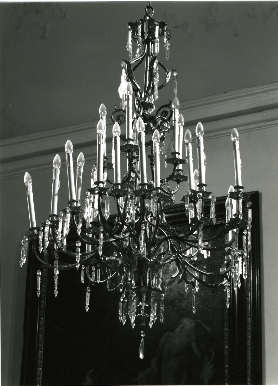 LAMPADARIO - manifattura napoletana (FINE sec. XIX)