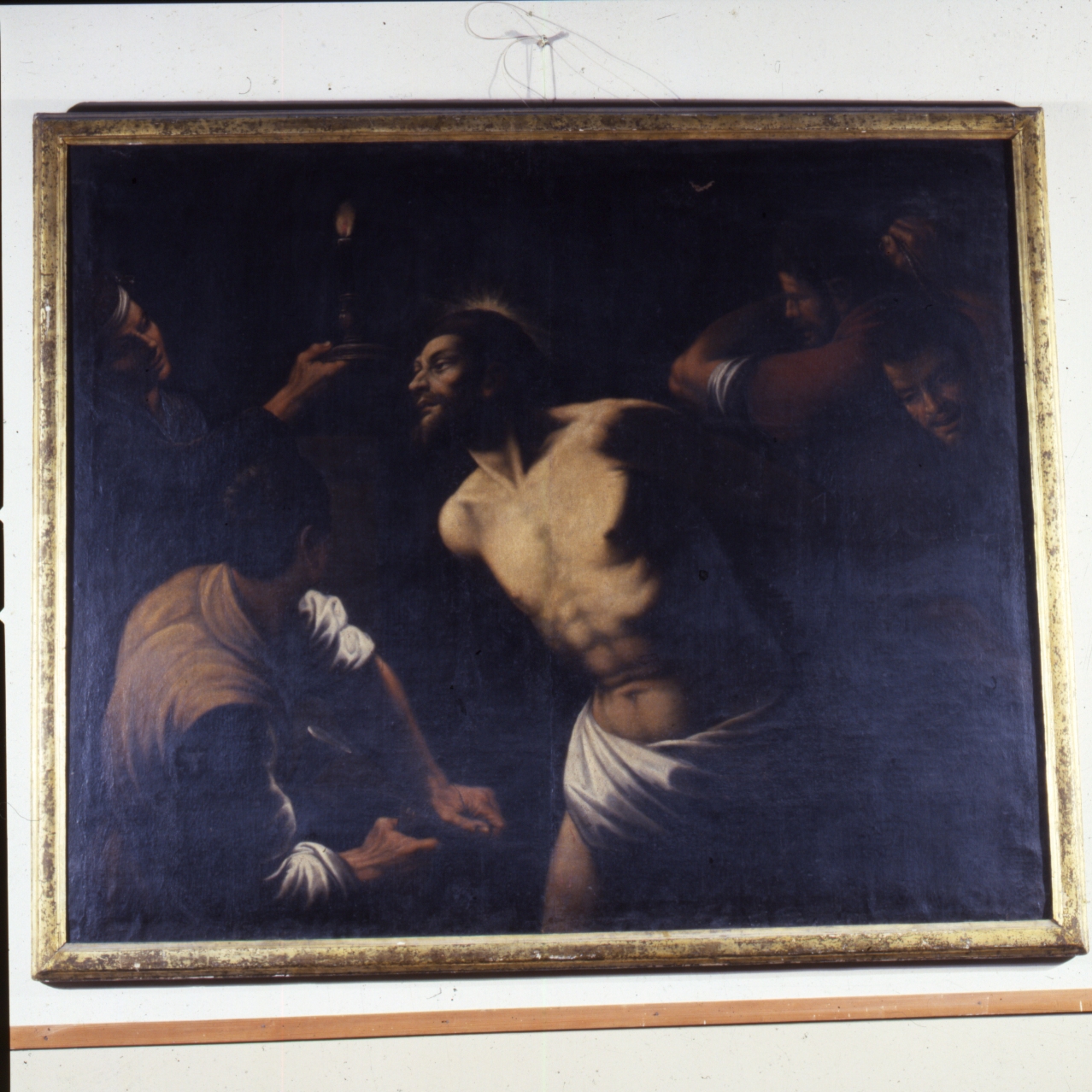 FLAGELLAZIONE (DIPINTO) - AMBITO NAPOLETANO (Prima metà SEC. XVII)