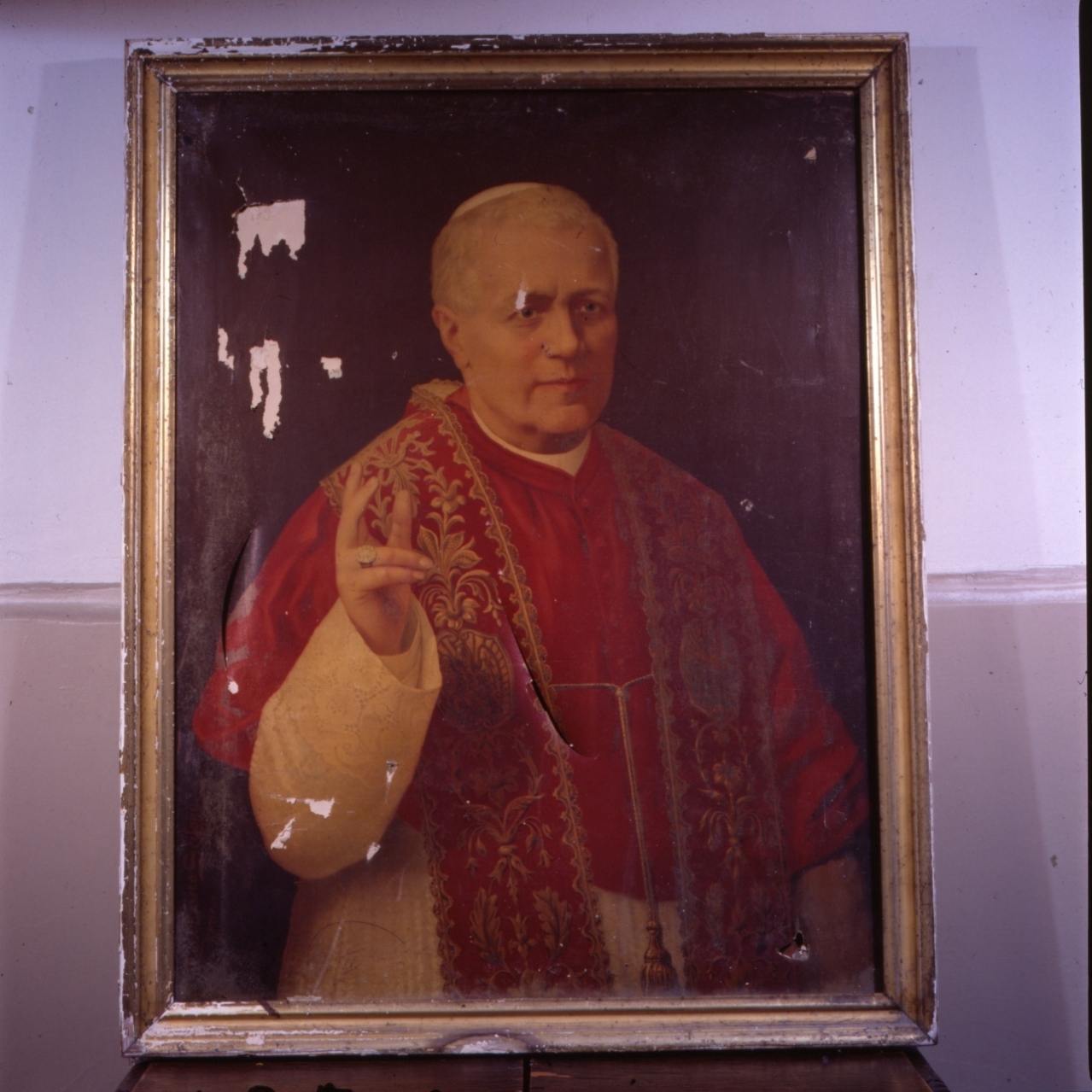 RITRATTO A MEZZA FIGURA DI PAPA PIO X (DIPINTO) - ambito napoletano (?) (Prima metà SEC. XX)