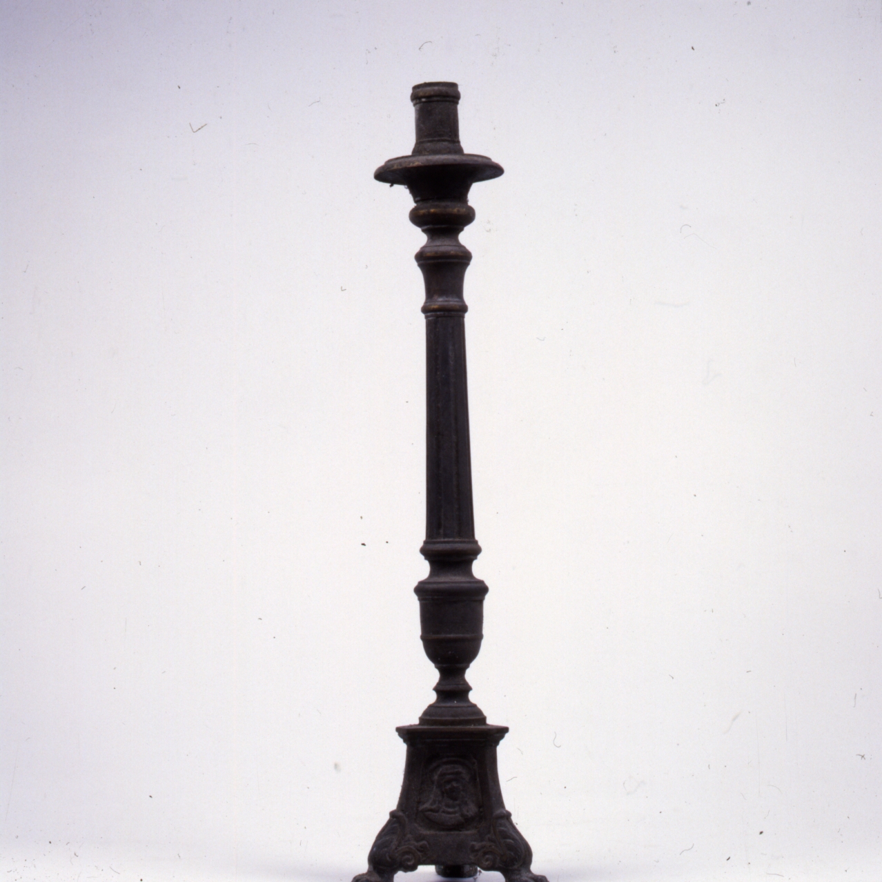 CANDELIERE D'ALTARE, SERIE - MANIFATTURA NAPOLETANA (Prima metà SEC. XIX)