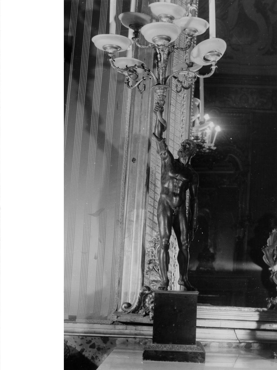 Ercole (candeliere, serie) - bottega napoletana (fine sec. XVIII)