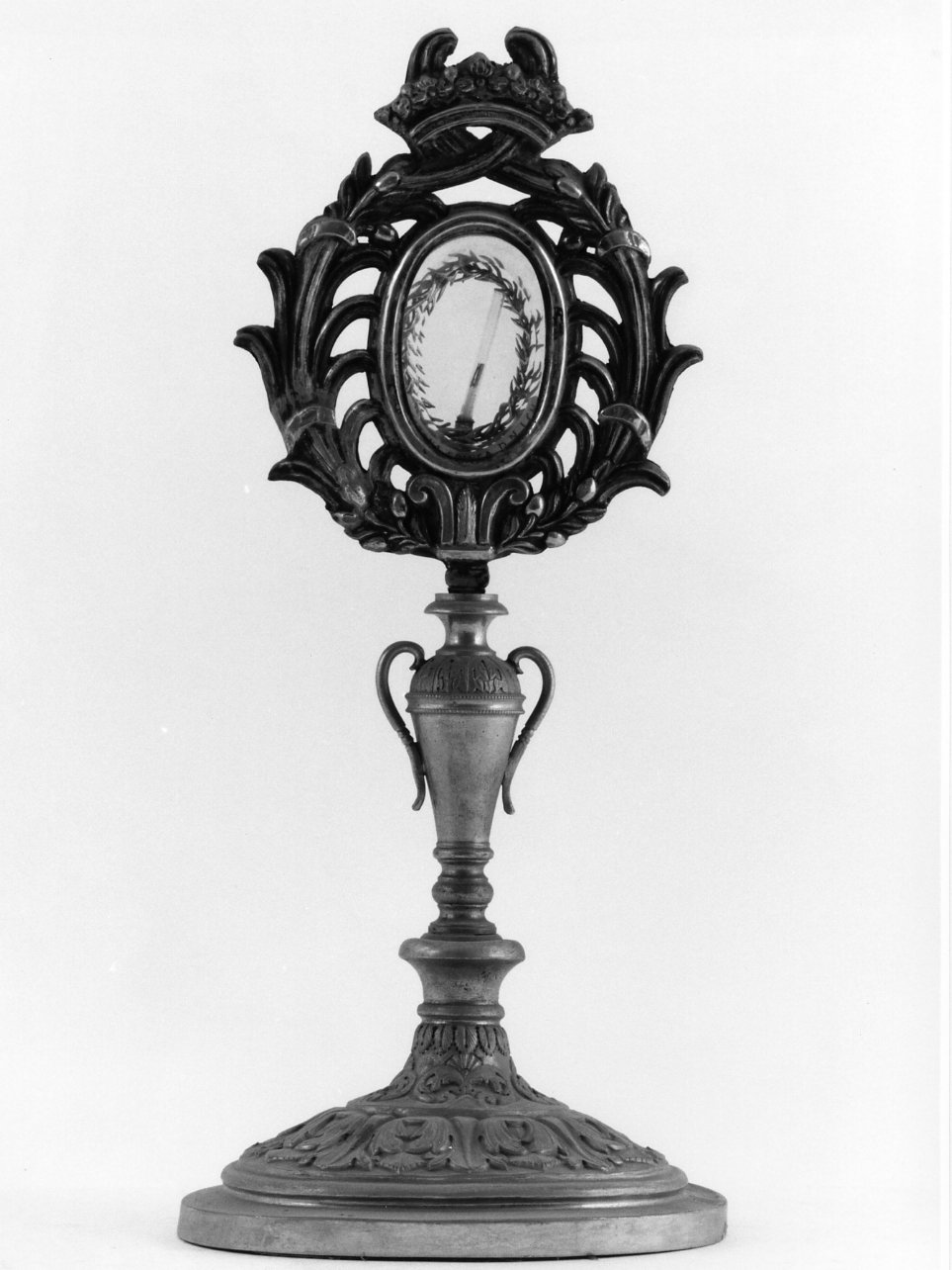 reliquiario - a ostensorio - bottega napoletana (sec. XIX)