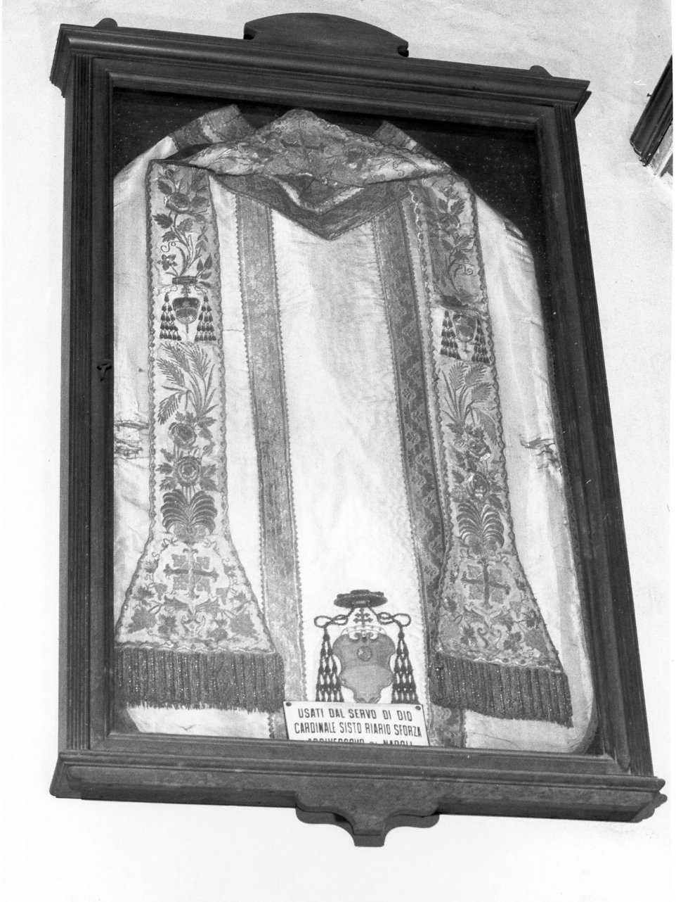 paramento liturgico - bottega napoletana (metà sec. XIX)