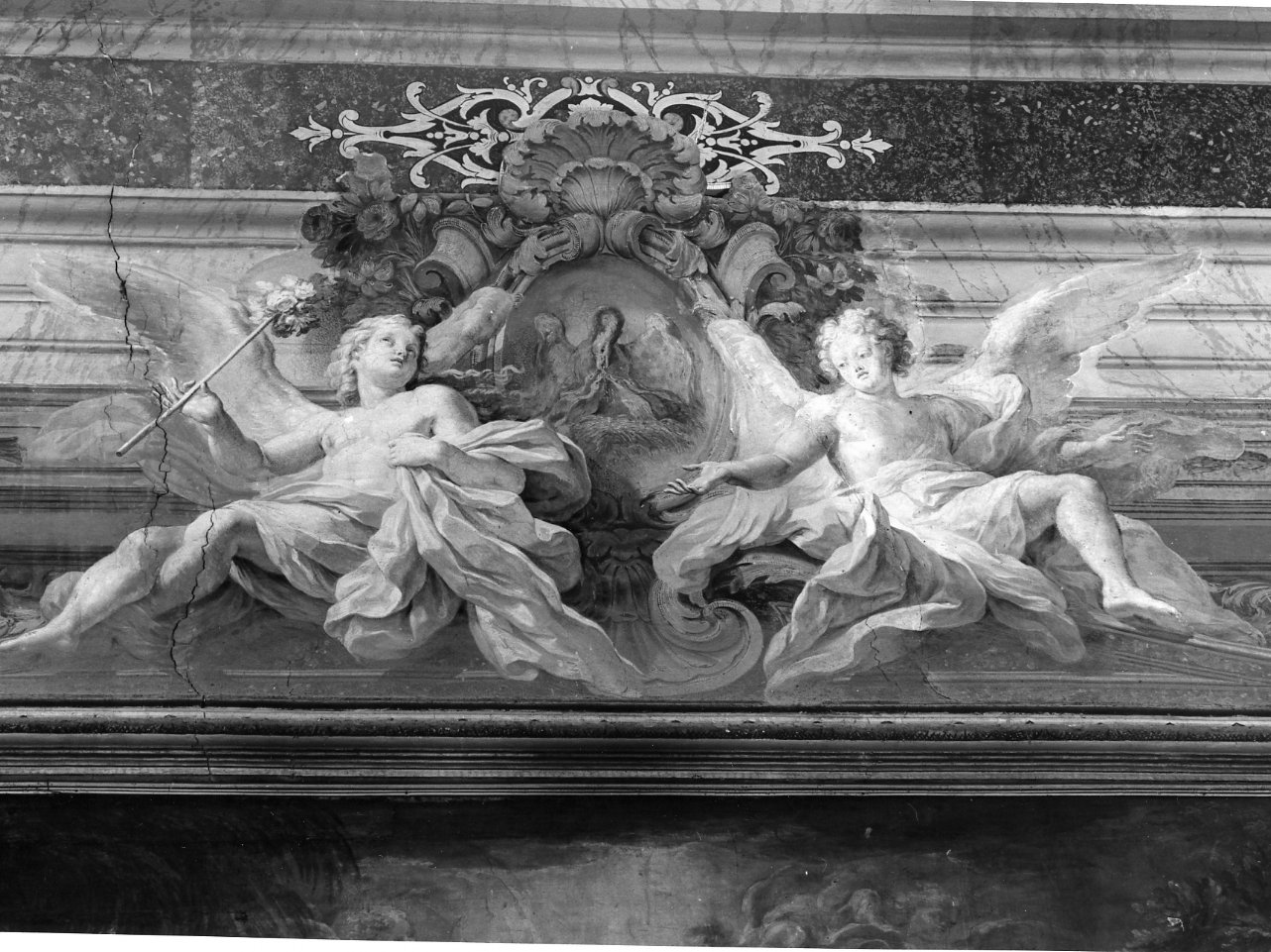 angeli (decorazione pittorica) di Del Po Giacomo (sec. XVIII)