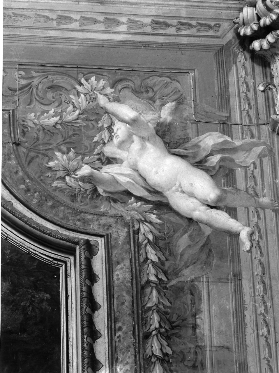 angioletto (decorazione pittorica) di Del Po Giacomo (sec. XVIII)