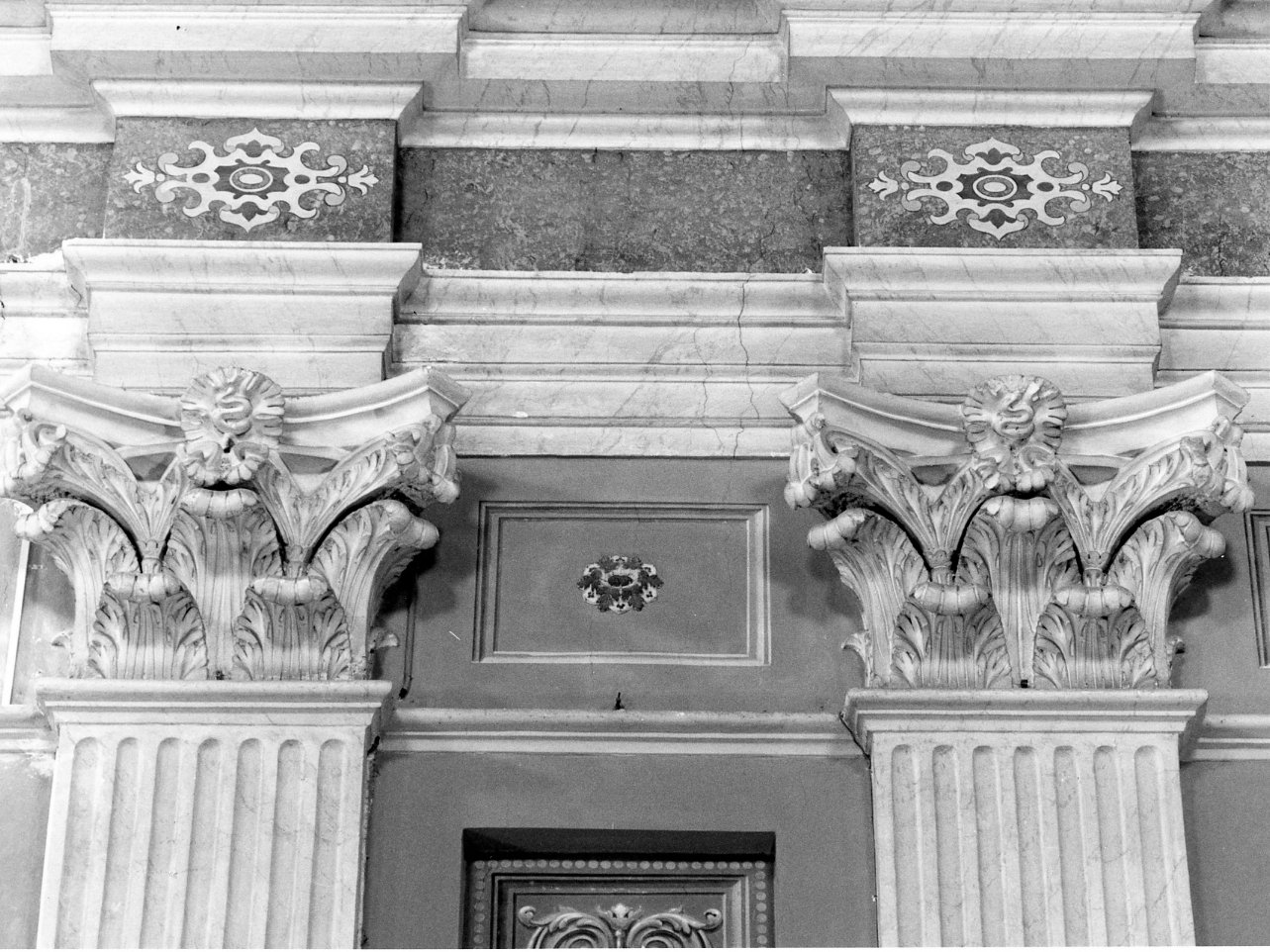 capitello di lesena, serie di Fanzago Cosimo (bottega) (seconda metà sec. XVII)