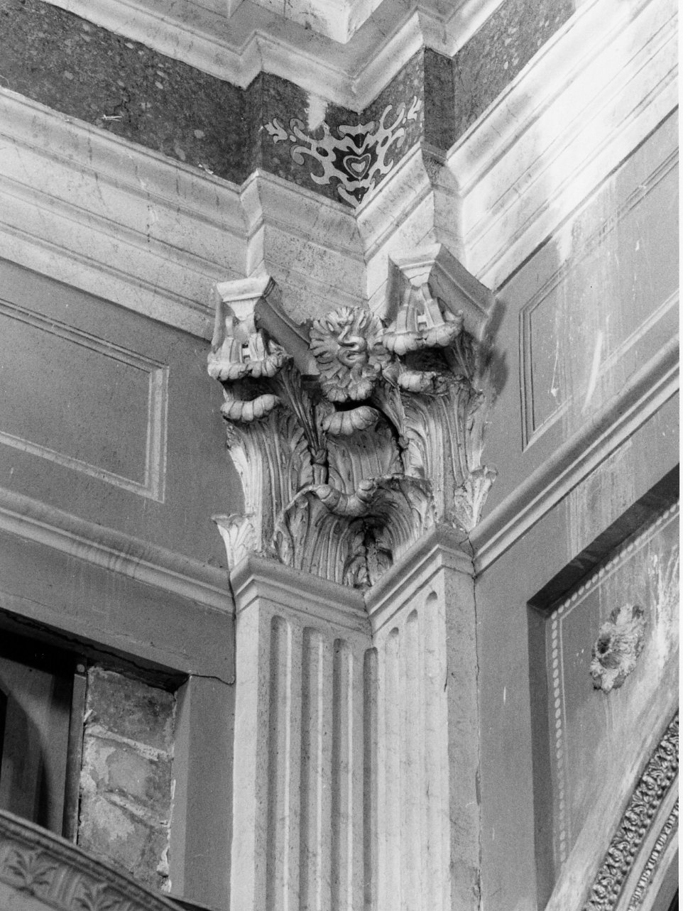 capitello di lesena, serie di Fanzago Cosimo (bottega) (seconda metà sec. XVII)