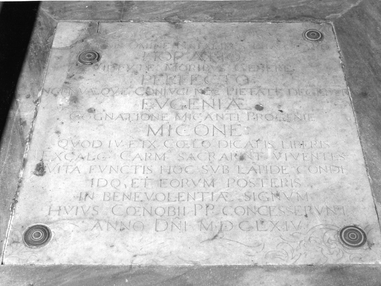 lapide tombale - bottega napoletana (sec. XVII)