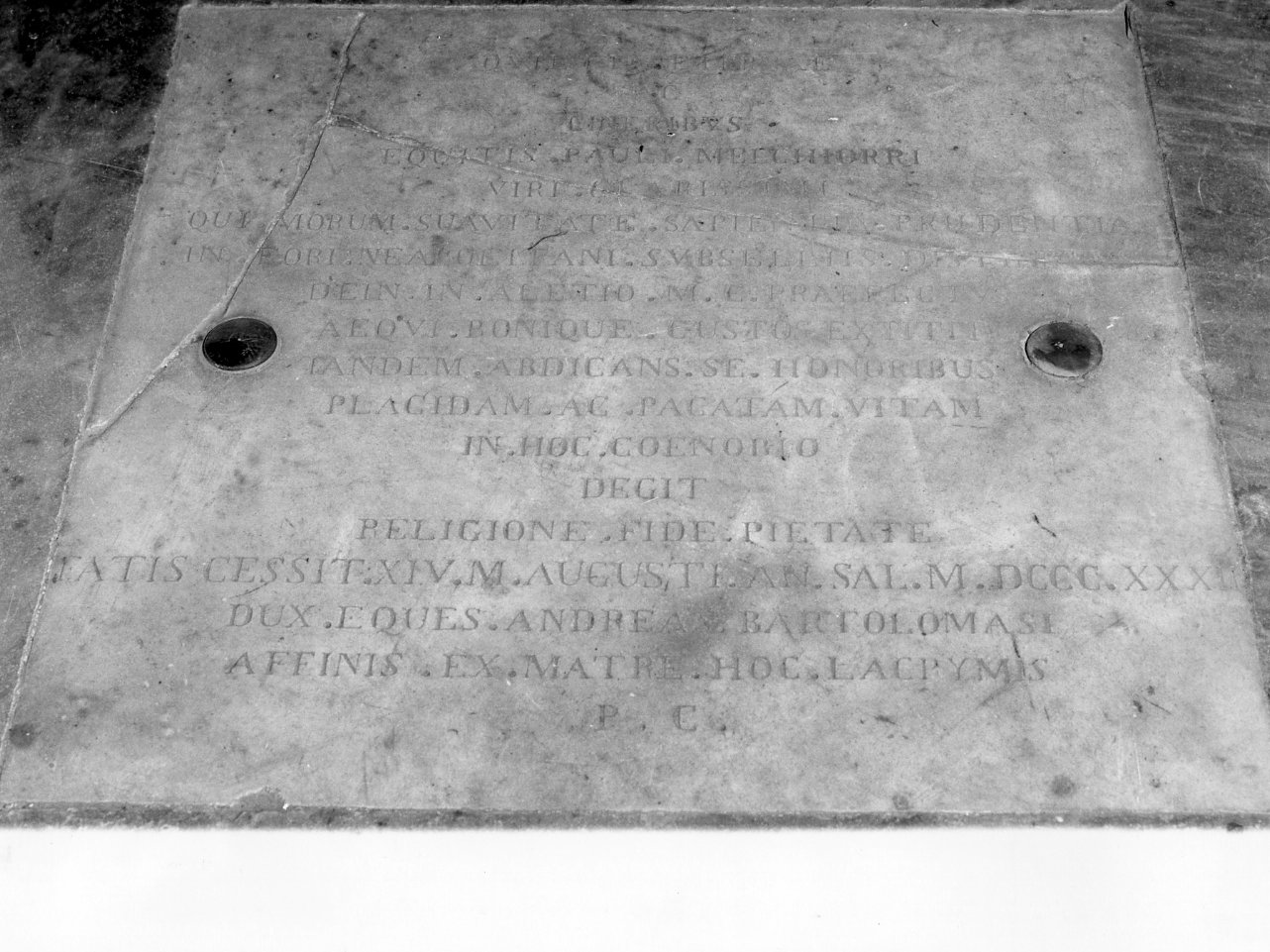 lapide tombale - bottega napoletana (sec. XIX)