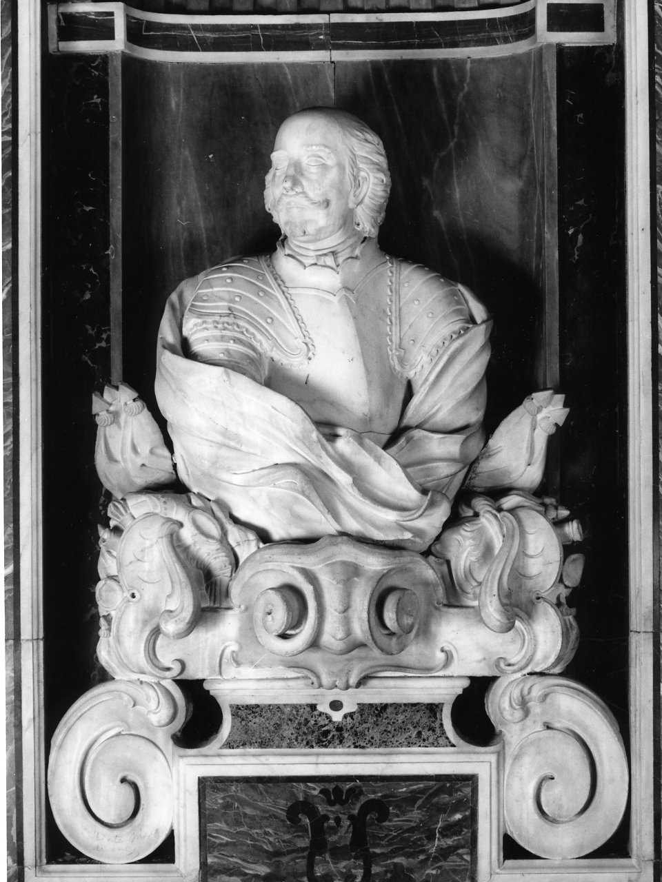 ritratto di Ottavio Guidanzio (busto) di Finelli Giuliano (maniera) (sec. XVII)