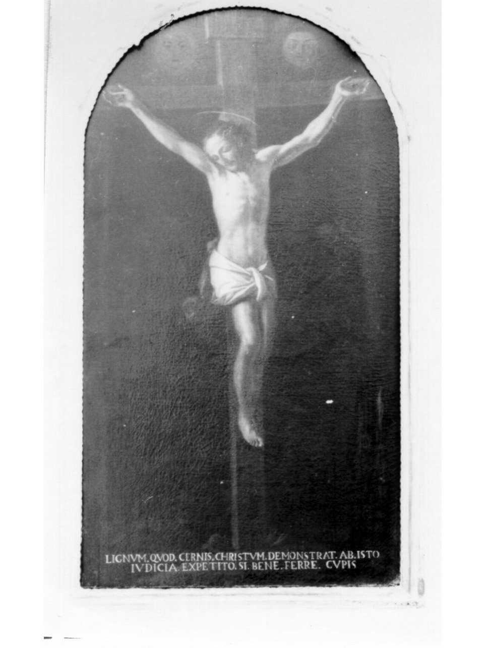 Cristo crocifisso (dipinto) - ambito napoletano (metà sec. XVII)