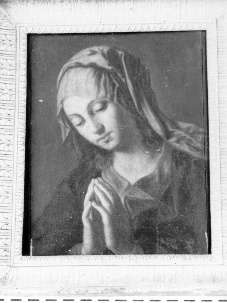 Madonna orante (dipinto) - ambito napoletano (metà sec. XVII)