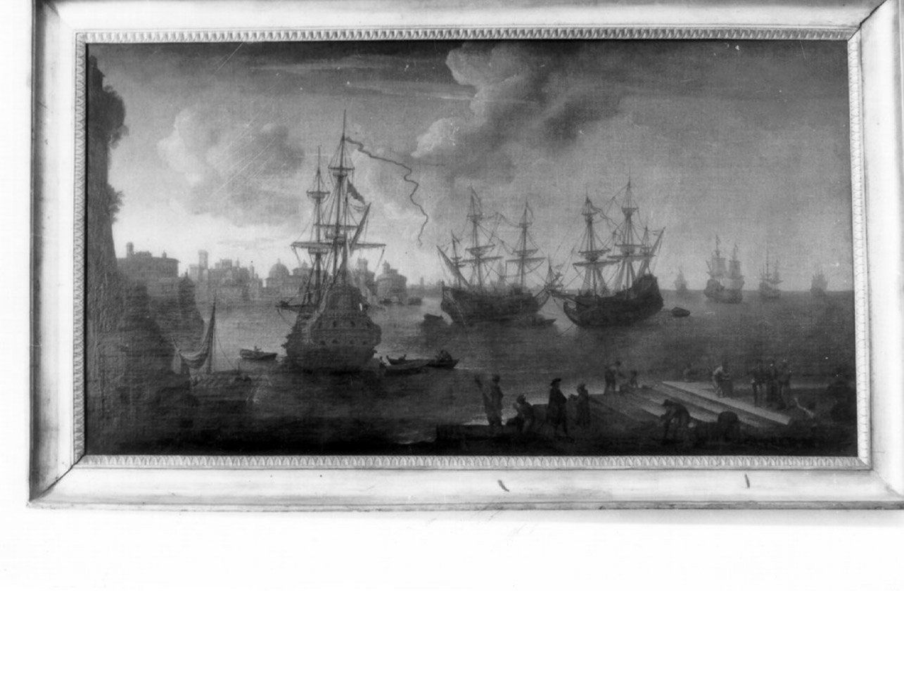 battaglia navale (dipinto) - ambito napoletano (seconda metà sec. XVIII)