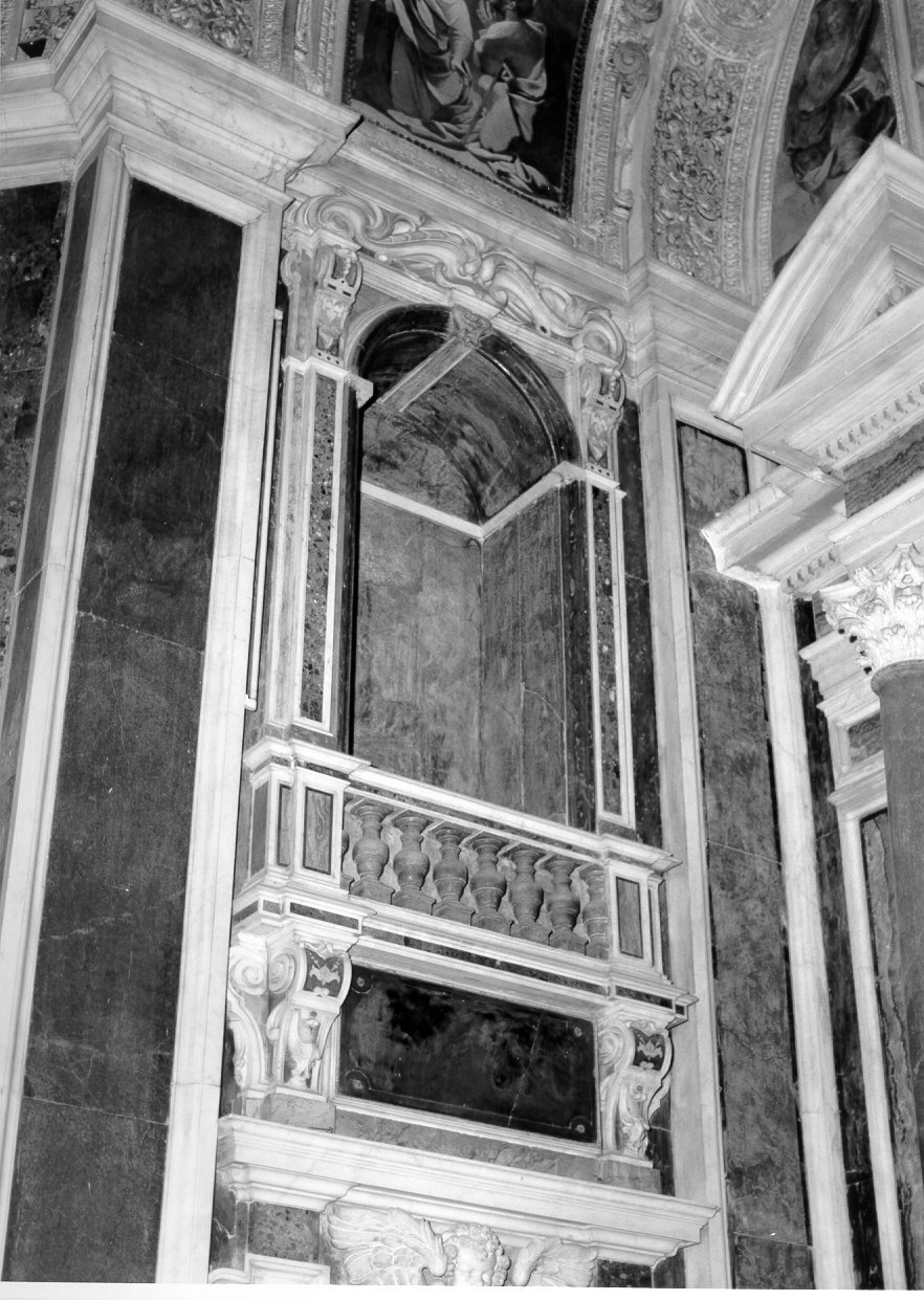 mostra di nicchia, serie di Fanzago Cosimo (bottega) (prima metà sec. XVI)