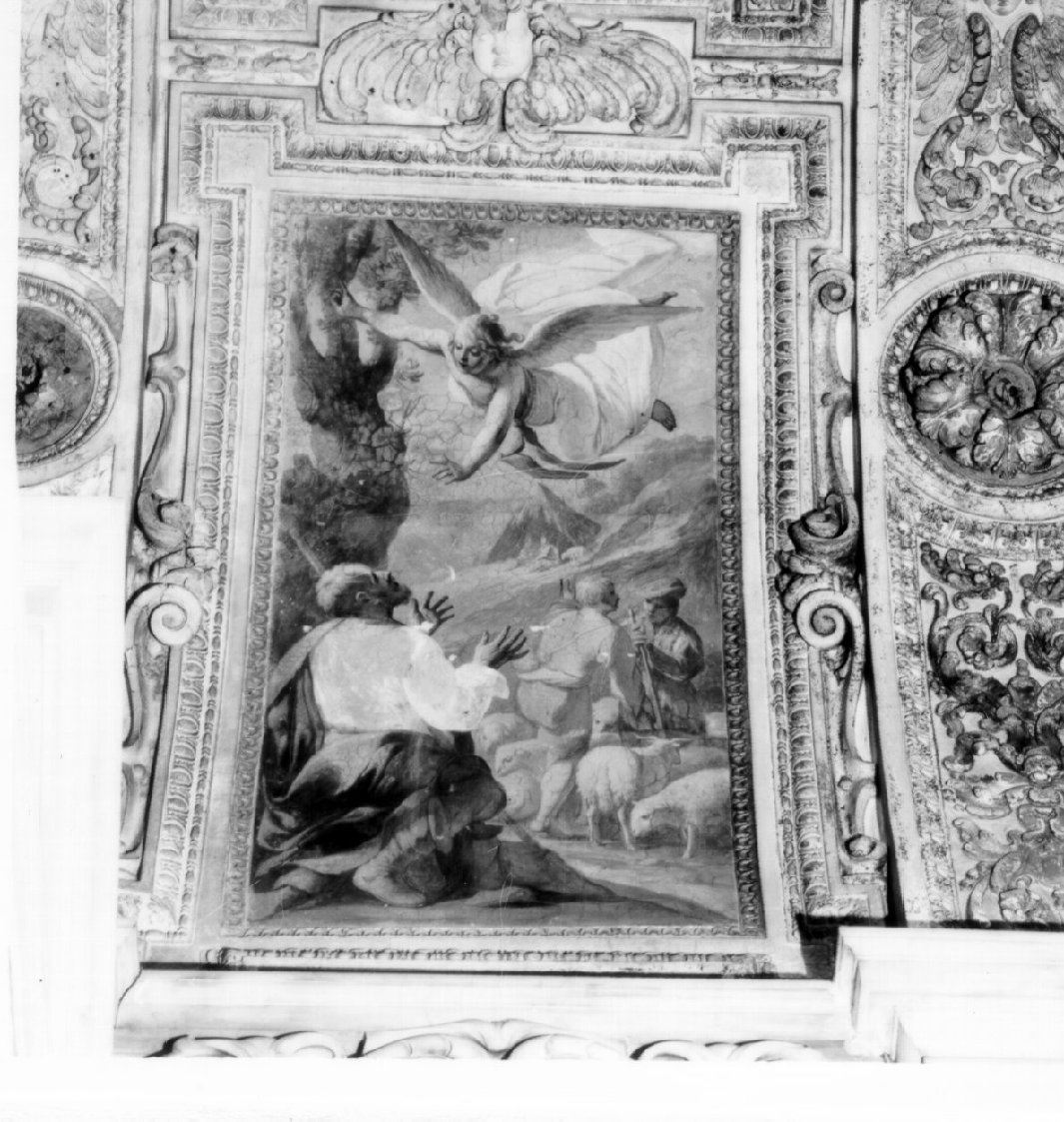 annuncio a San Gioacchino (dipinto, elemento d'insieme) di Beltrano Agostino (metà sec. XVI)