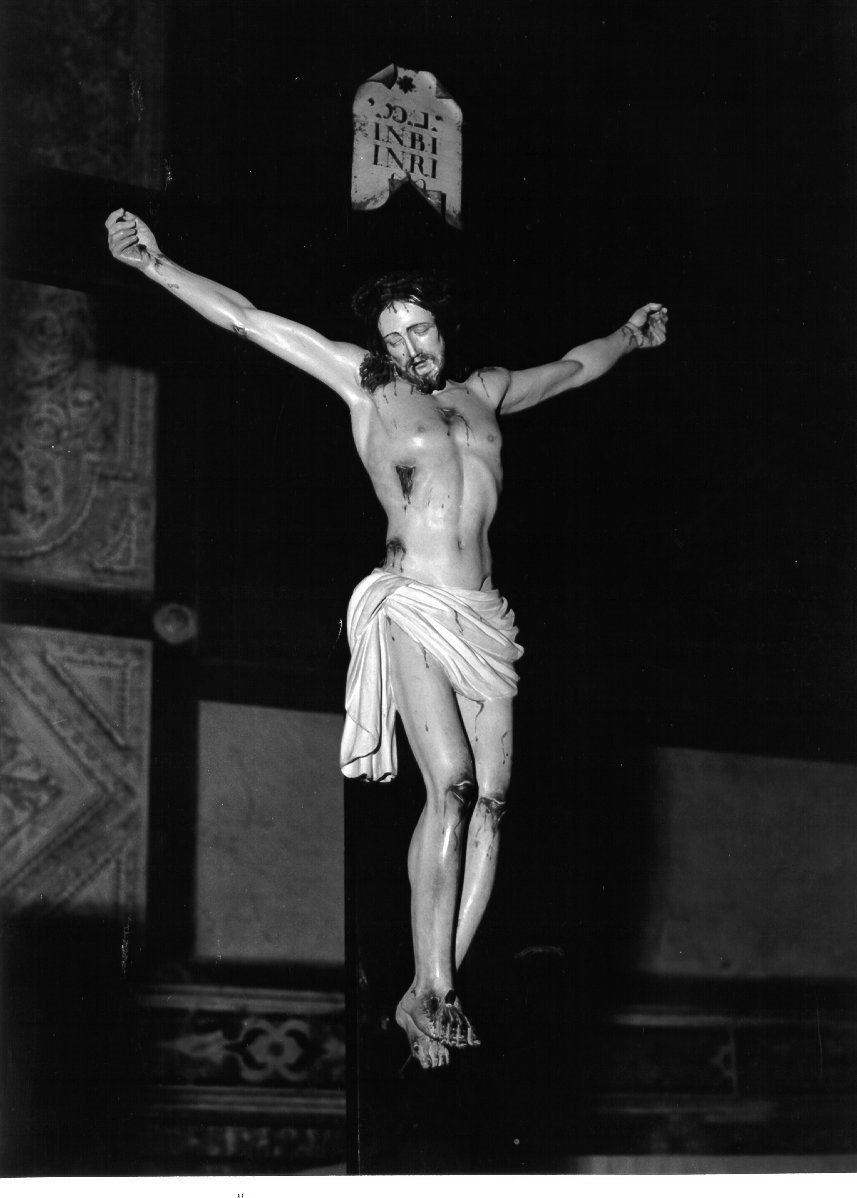 crocifisso - bottega napoletana (fine sec. XIX)