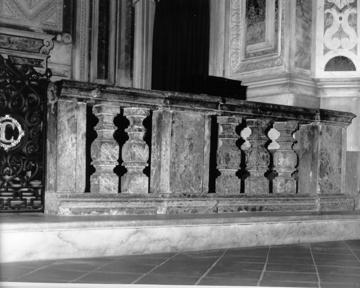 balaustrata di Ferretti Giovanni Battista (sec. XVIII)