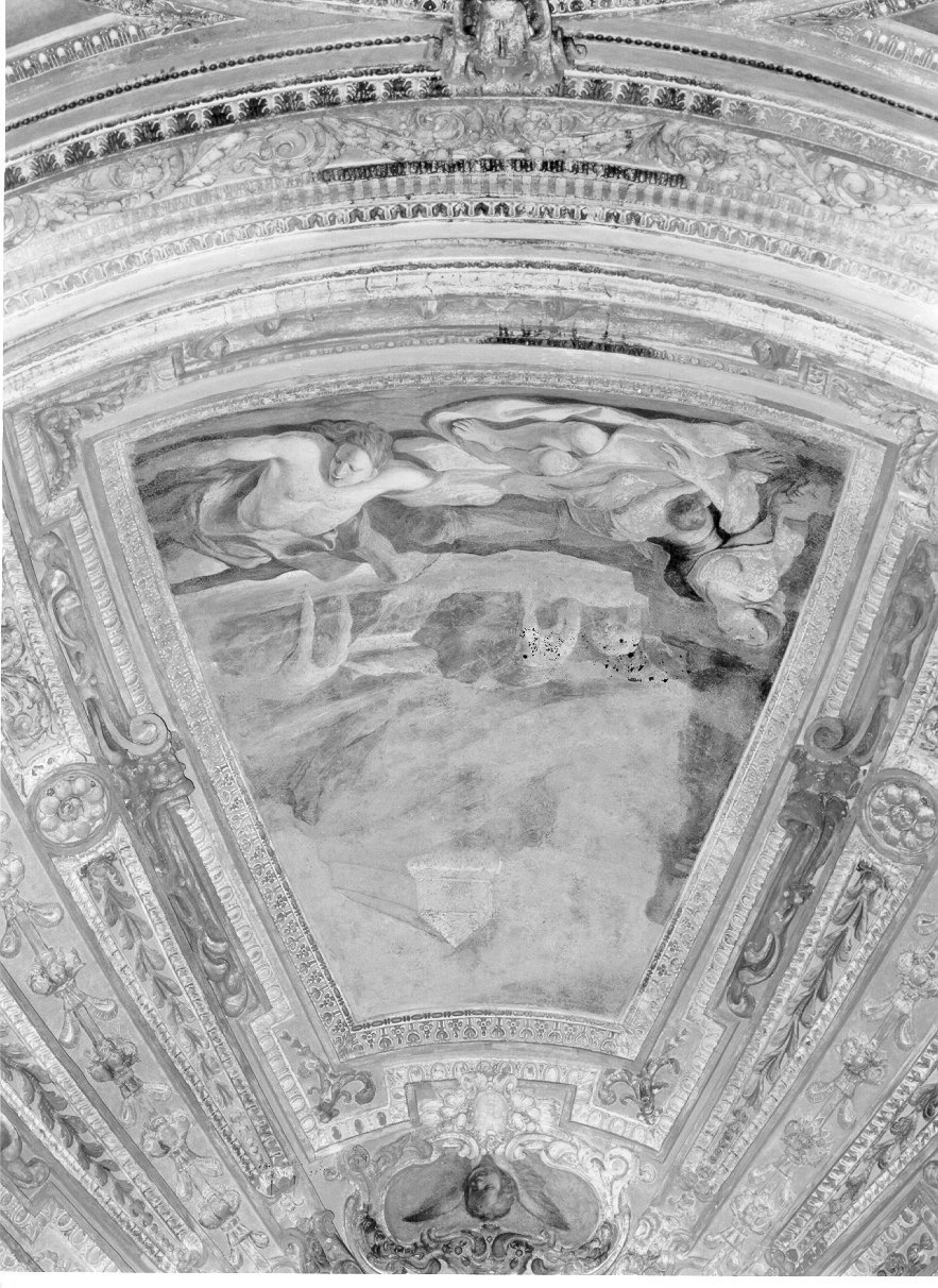 scena della pestilenza (dipinto) di Beltrano Agostino (sec. XVII)