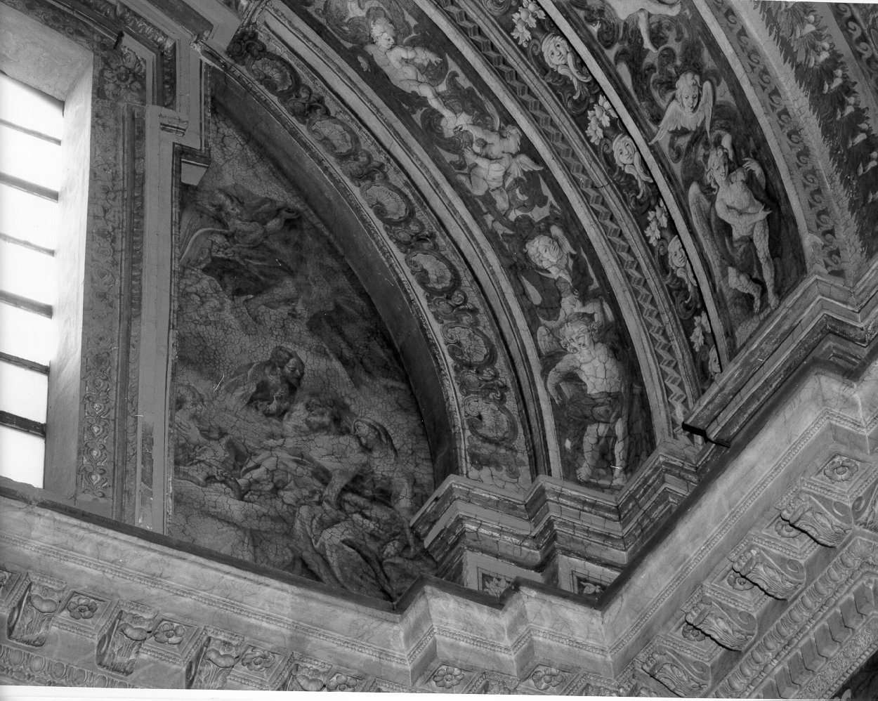 apparizione di Cristo risorto alla Madonna (dipinto) di Beinaschi Giovan Battista (sec. XVII)