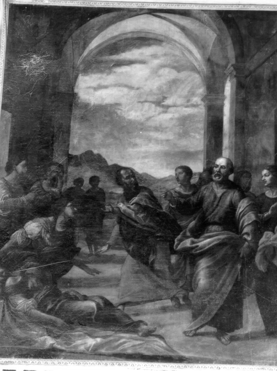 San Pietro resuscita Tabita (dipinto) - ambito napoletano (seconda metà sec. XVI)