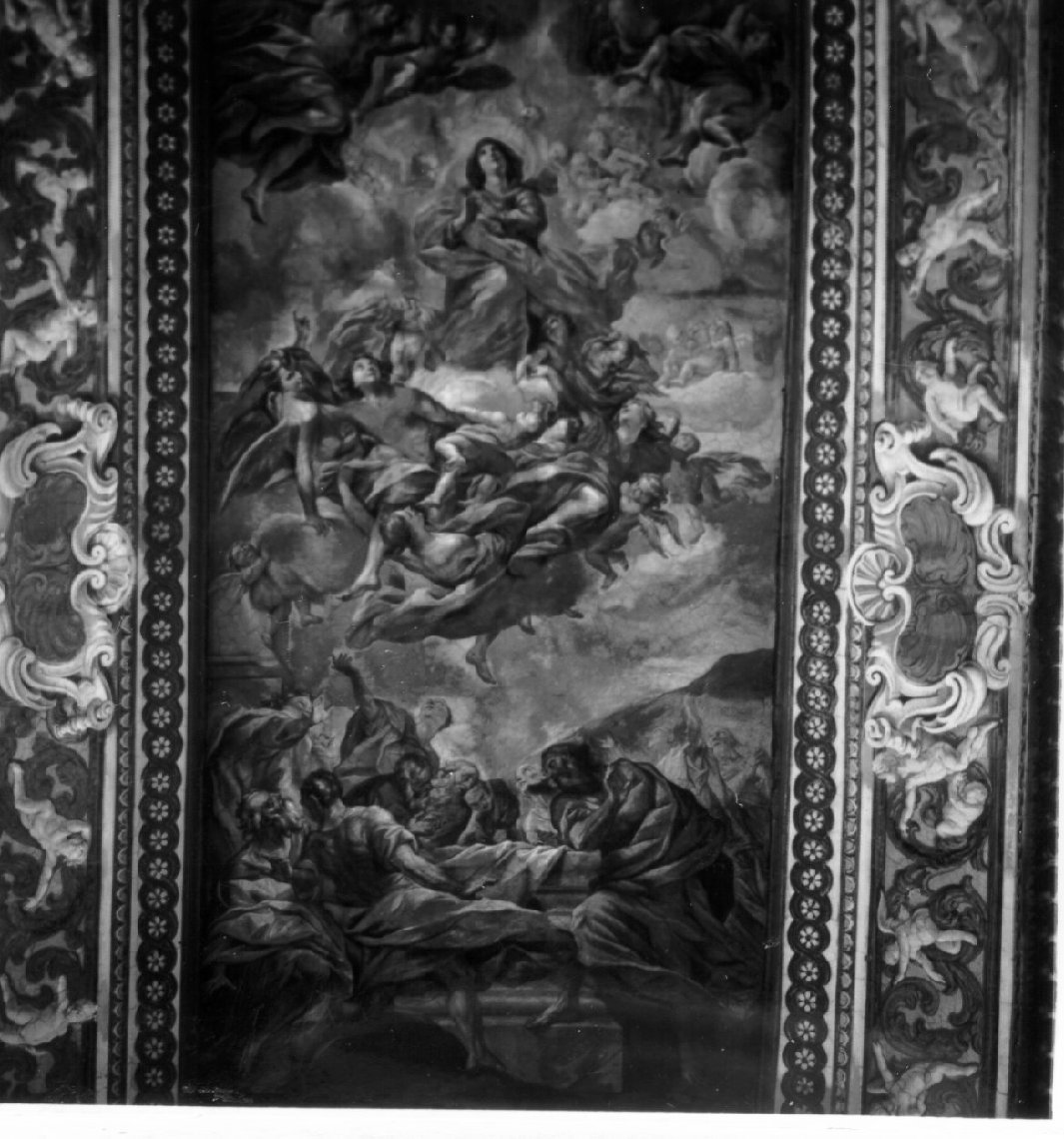 assunzione della Madonna (dipinto) di Beinaschi Giovan Battista (sec. XVII)