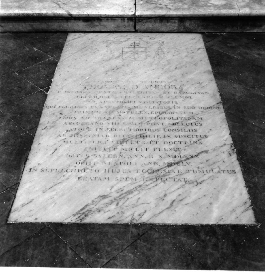 lapide tombale - bottega napoletana (sec. XVII)