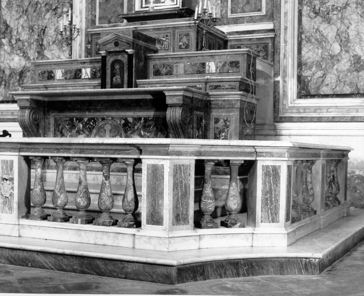 balaustrata - bottega napoletana (inizio sec. XX)