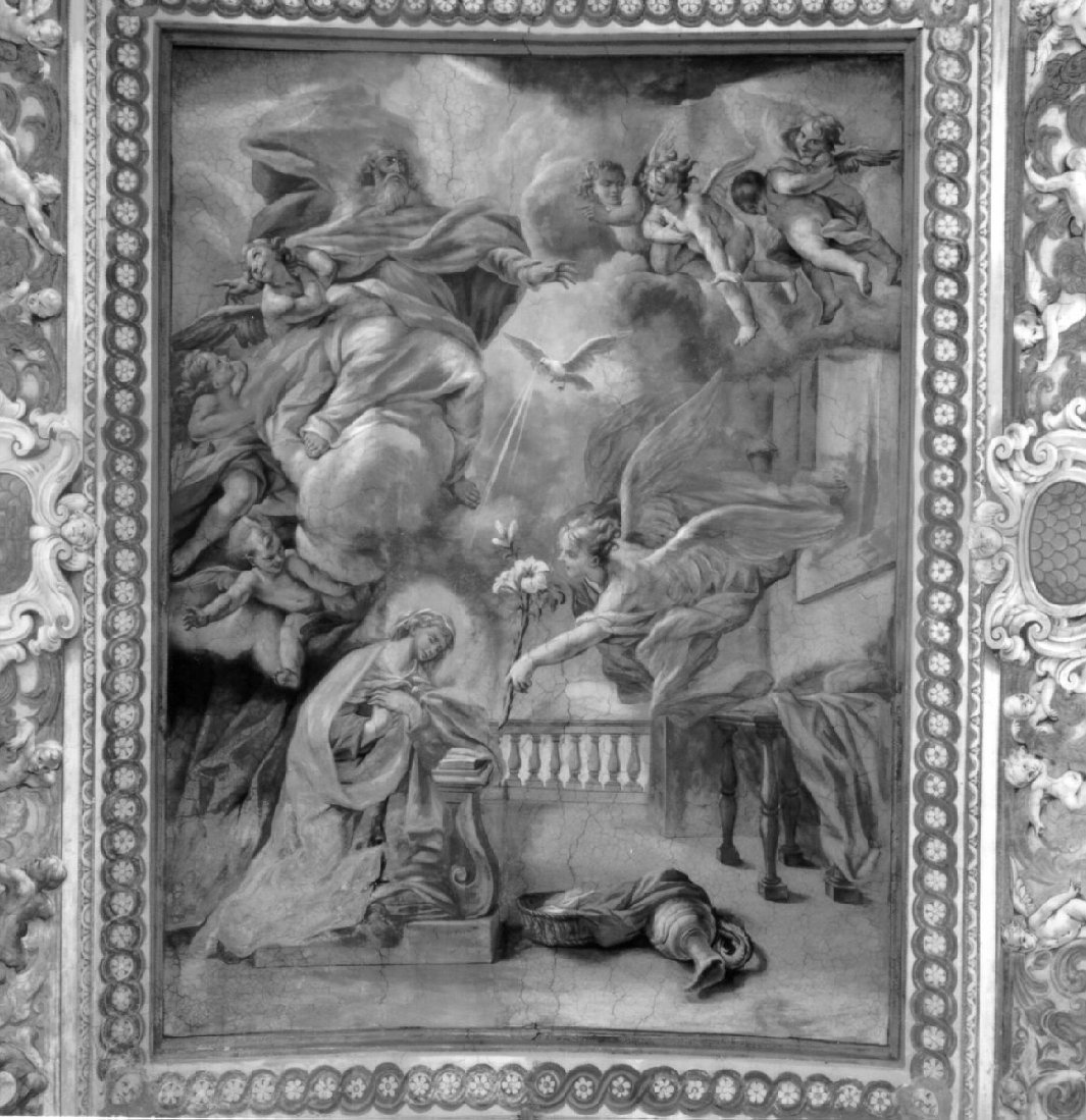 Annunciazione (dipinto) di Beinaschi Giovan Battista (sec. XVII)