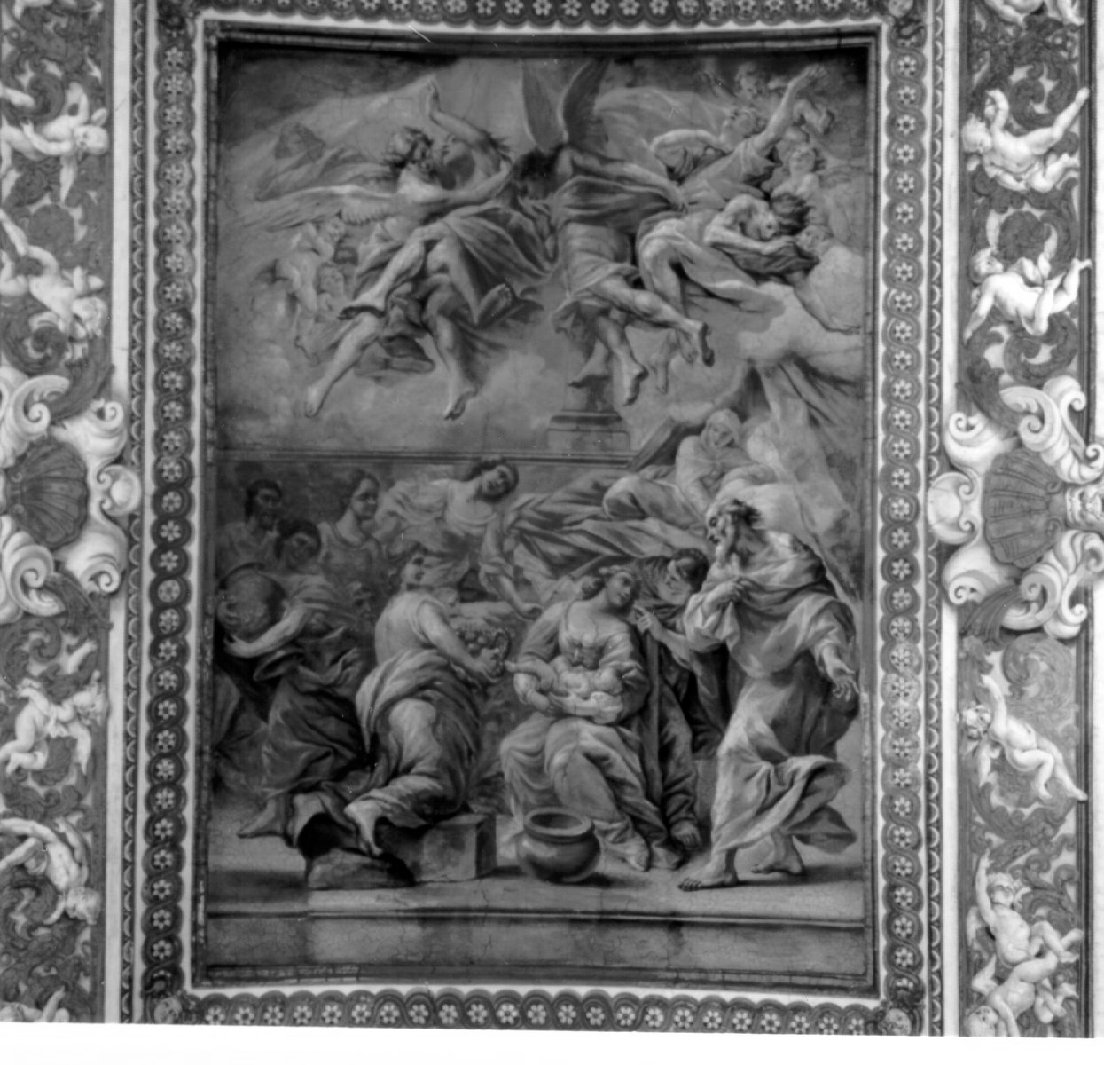 nascita di Maria Vergine (dipinto) di Beinaschi Giovan Battista (sec. XVII)