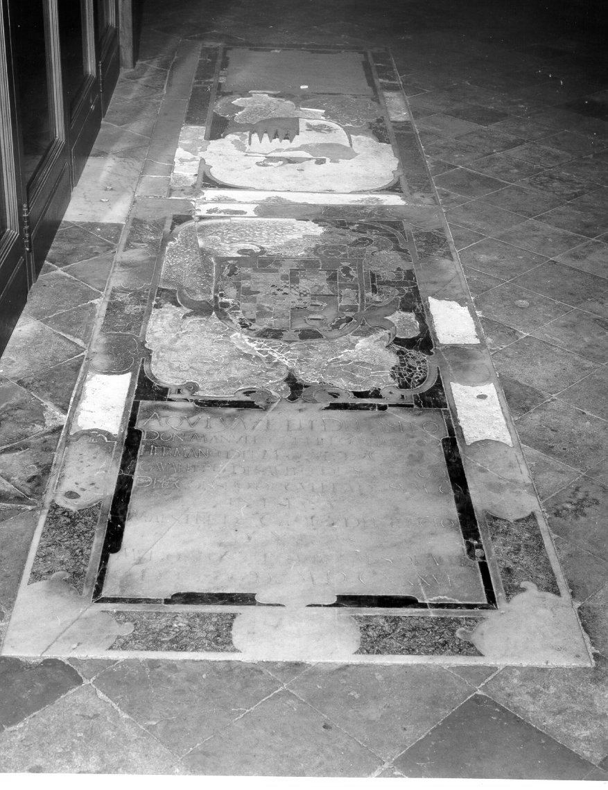 lapide tombale - bottega napoletana (sec. XVII)