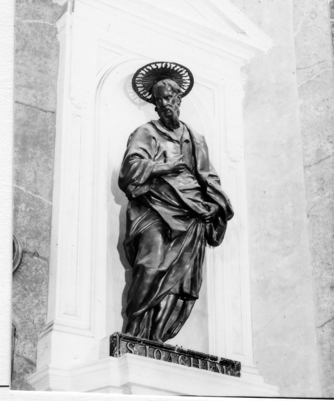 San Gioacchino (statua) di Solimena Francesco detto Abate Ciccio (prima metà sec. XVIII)