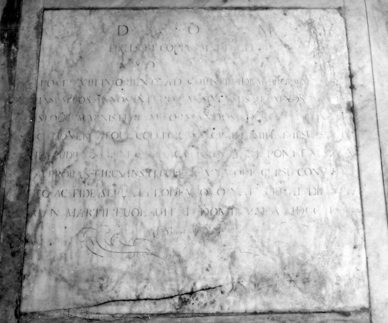 lastra tombale - bottega napoletana (seconda metà sec. XVIII)