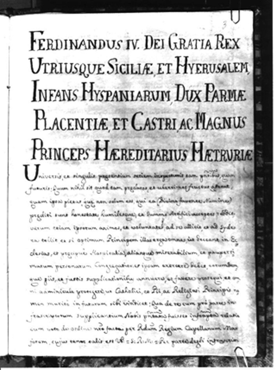 MANOSCRITTO - AMBITO NAPOLETANO (ULTIMO QUARTO sec. XVIII)