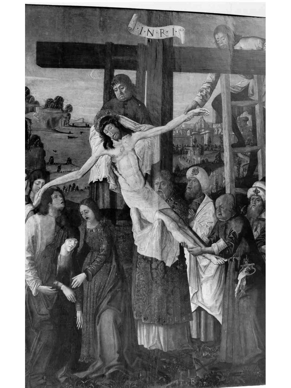 Cristo cade sotto la croce (dipinto) di Lama Giovan Bernardo (seconda metà sec. XVI)